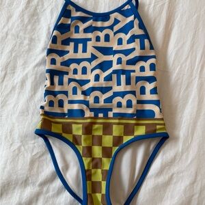 Burberry Kids Logo Swimsuit